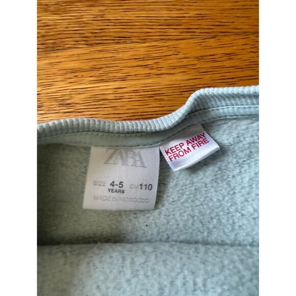 Zara Girls' Flowers Everyday Sweatshirt Size 4-5 - Picture 4 of 6